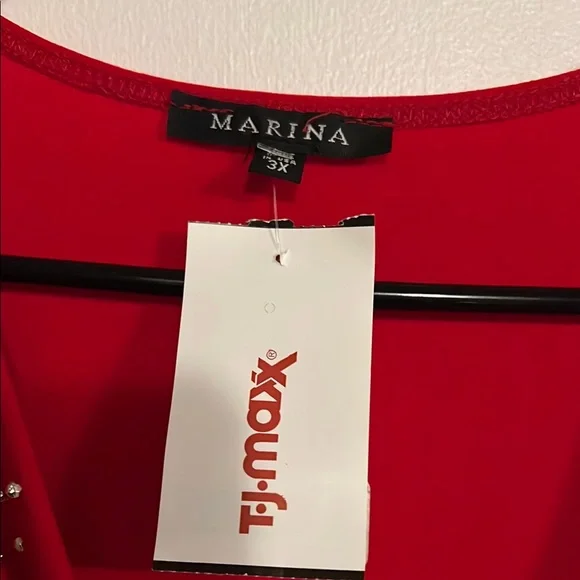 Vibrant Red Wrap Jumpsuit with Flowing Silhouette - Picture 5 of 9